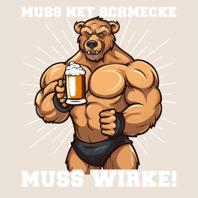 Bodybuilder doit goûter net doit travailler