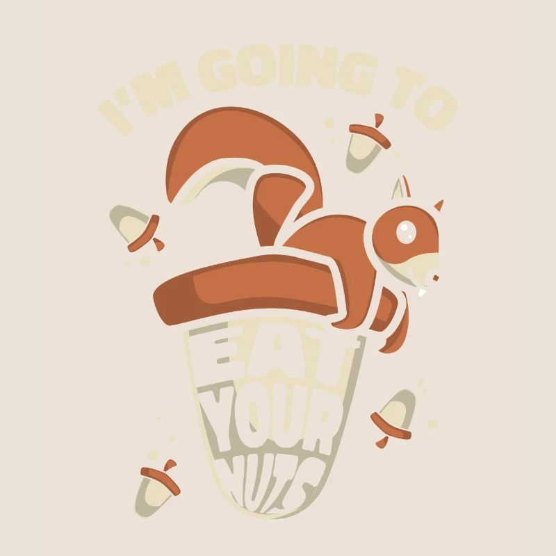 Eat Your Nuts Grauhörnchen Squirrel Eichhörnchen