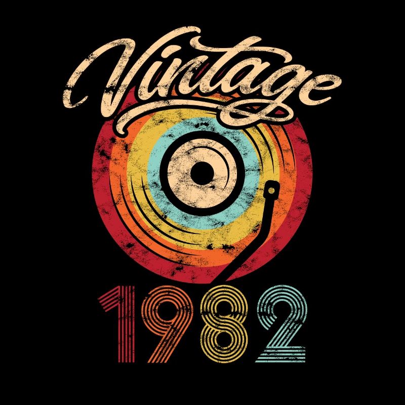 1982 Anniversaire Vinyle Vintage