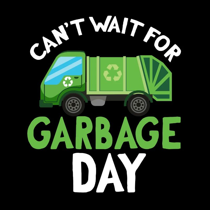 Garbage trucks, garbage day, garbage collection