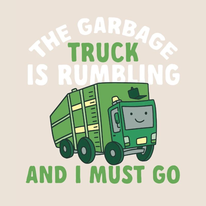 Garbage trucks, garbage day, garbage collection