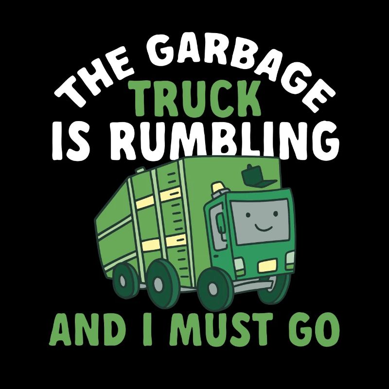 Garbage trucks, garbage day, garbage collection