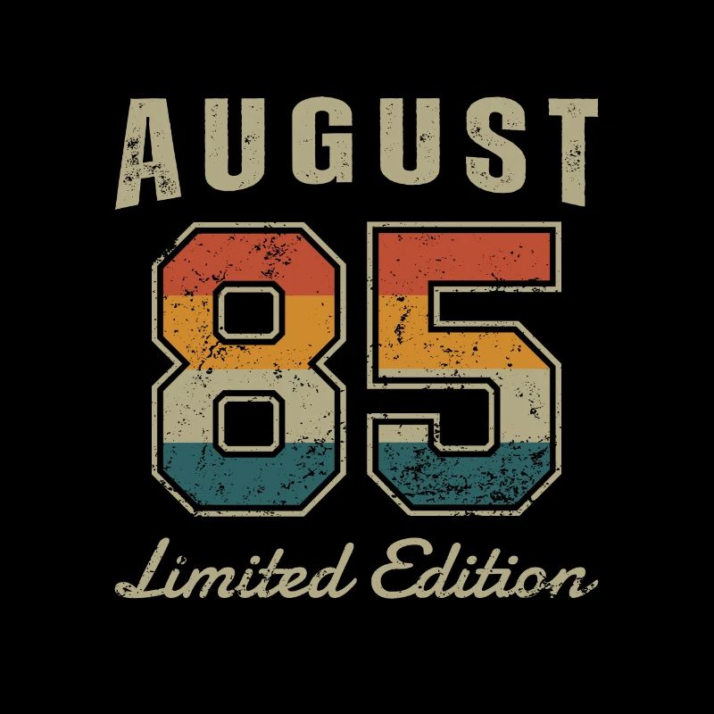 Geburtstag: August 1985 - Limited Edition Retro