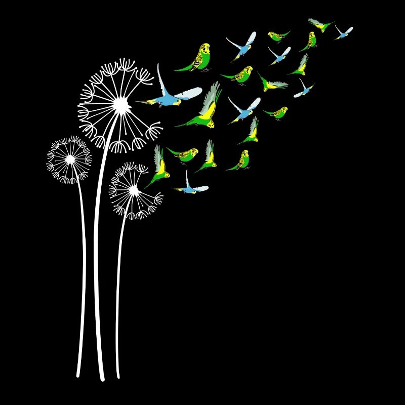 Budgie Dandelion Fleur pour Pissenlits Perruche