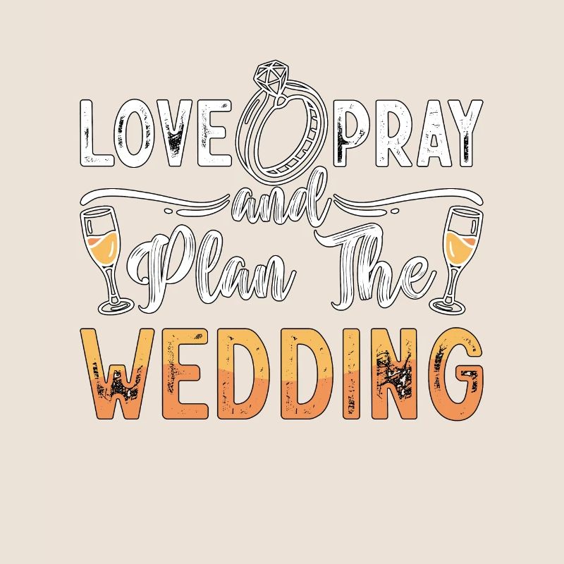 Wedding Planner Love Pray & Plan Wedding Organizer