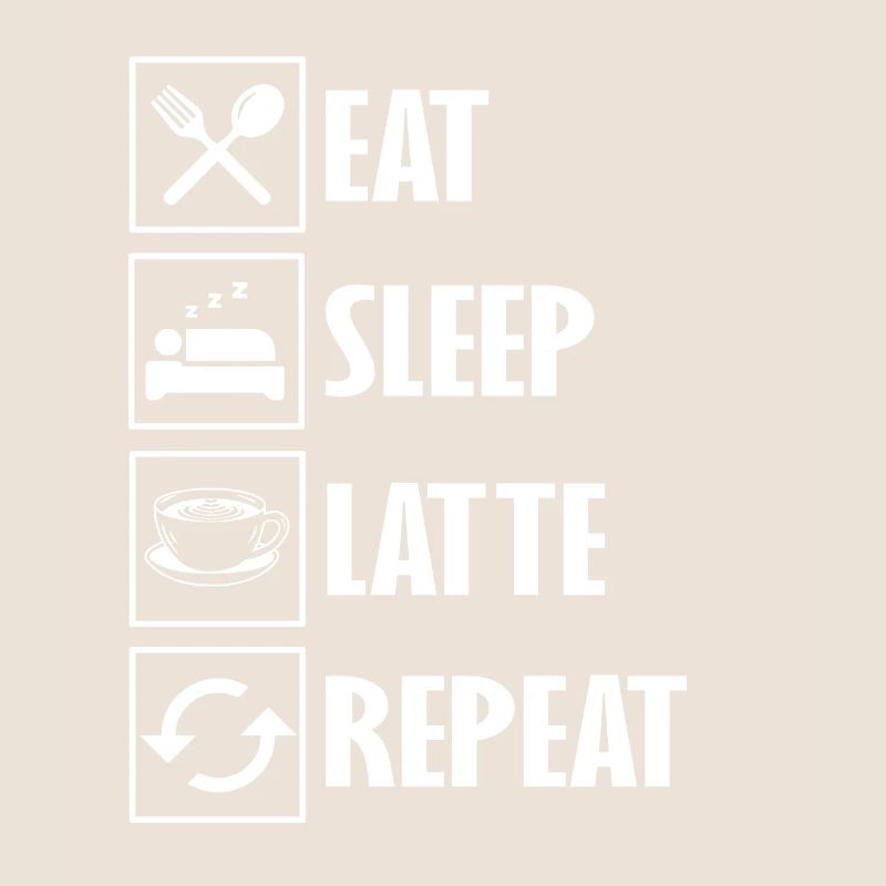 Latte au café