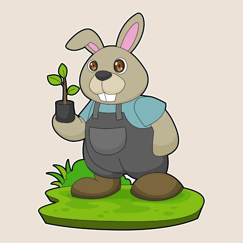 Plantule d’éleveur de lapins