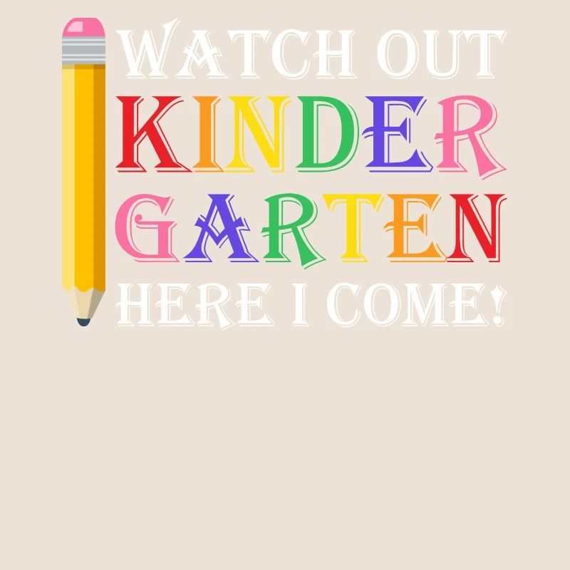 Kindergarten Kindergärtner Lehrer Regenbogenfarben