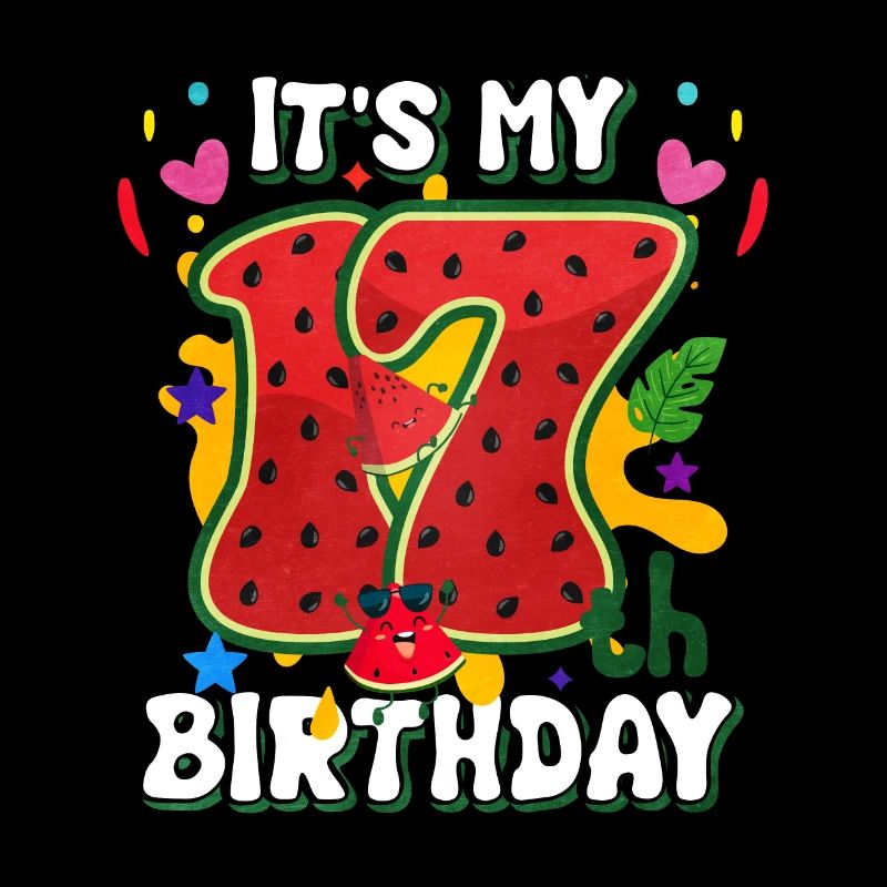 17e anniversaire Cadeau d’été de pastèque