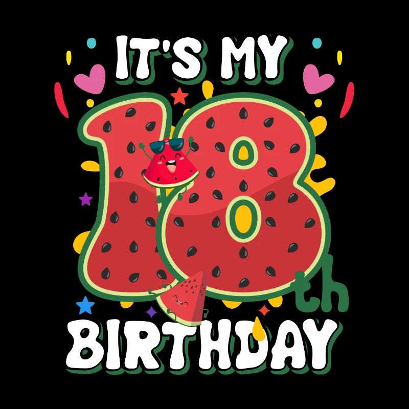 18e anniversaire Cadeau d’été de pastèque
