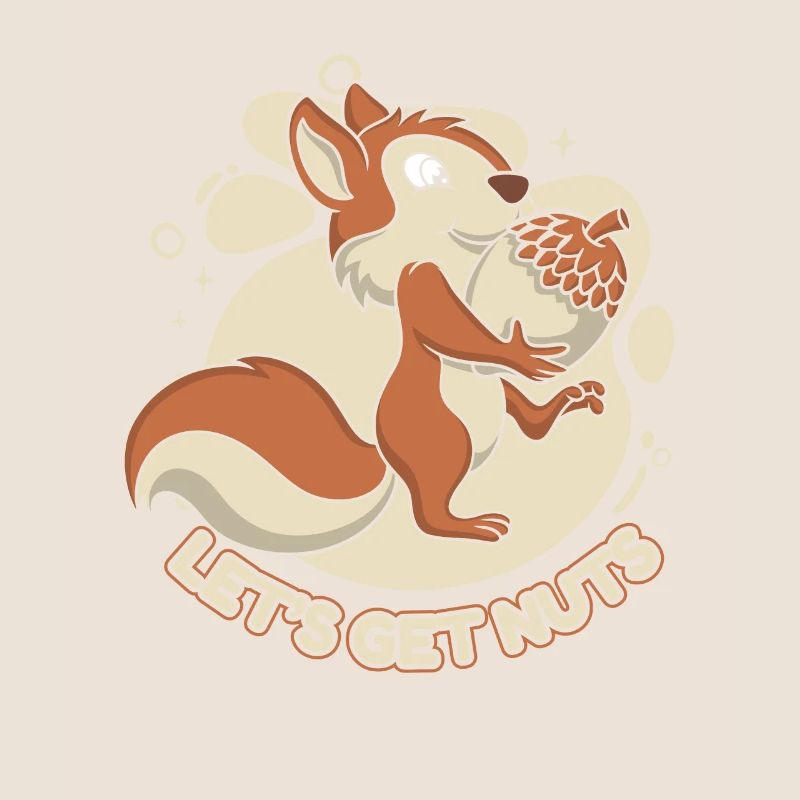 Let's Get Nuts Squirrel Fuchshörnchen Eichhörnchen