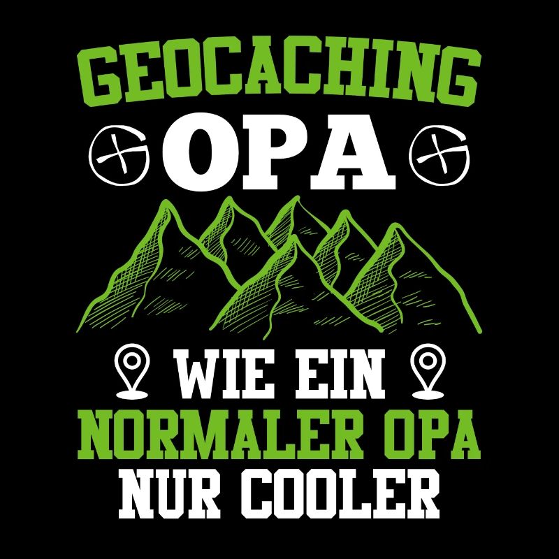 Geocaching Opa GPS Schnitzeljagd Großvater