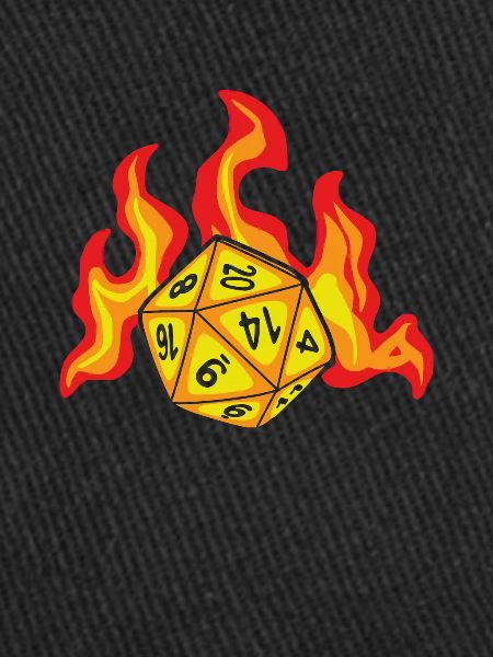 Burning cube