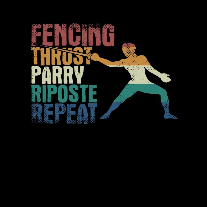 Escrime Poussée Parry Riposte Répétition