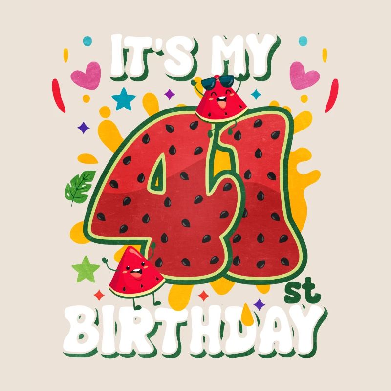 41e anniversaire Pastèque