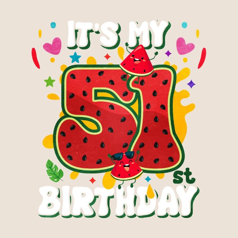 51e anniversaire Pastèque