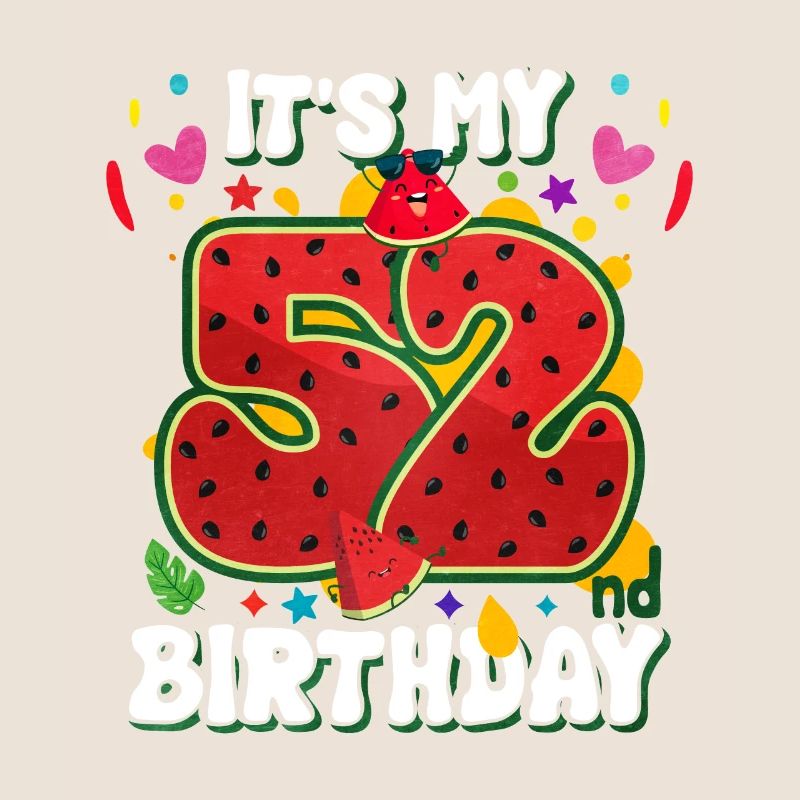 52e anniversaire Pastèque