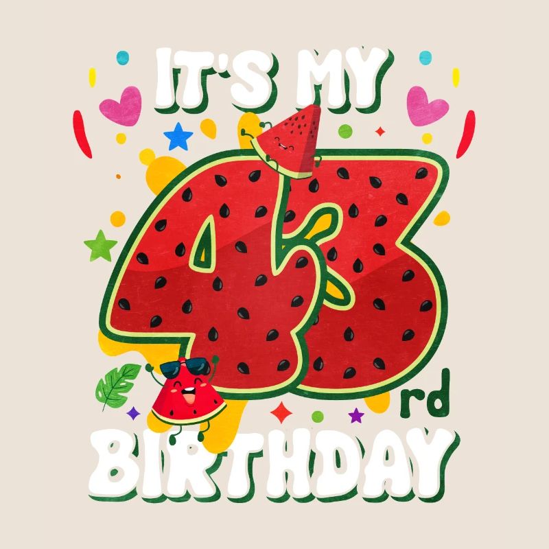 43e anniversaire Pastèque