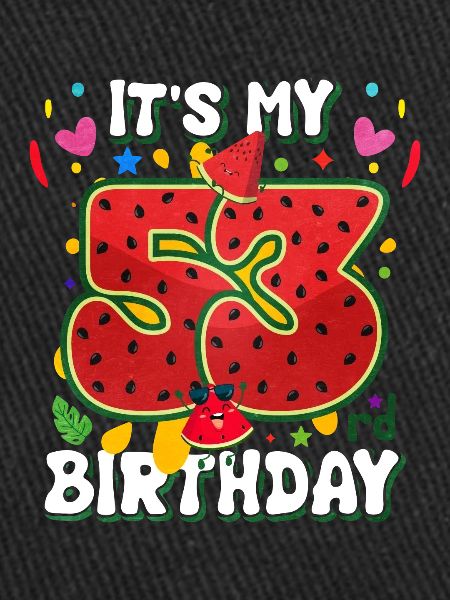 53e anniversaire Pastèque