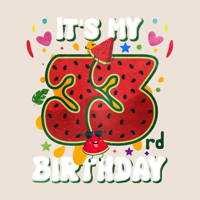33e anniversaire Pastèque