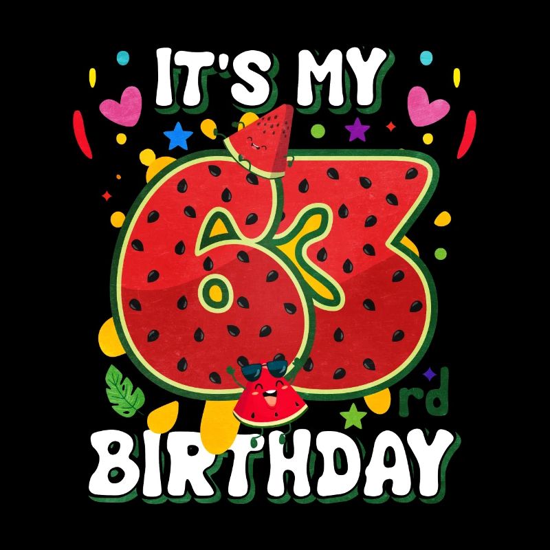63e anniversaire Pastèque