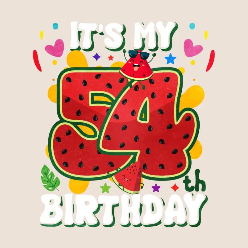 54e anniversaire Pastèque