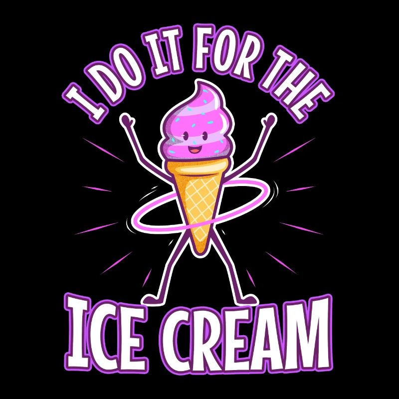 Je le fais pour la crème glacée