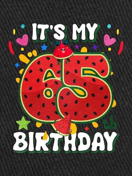 65th Birthday Watermelon