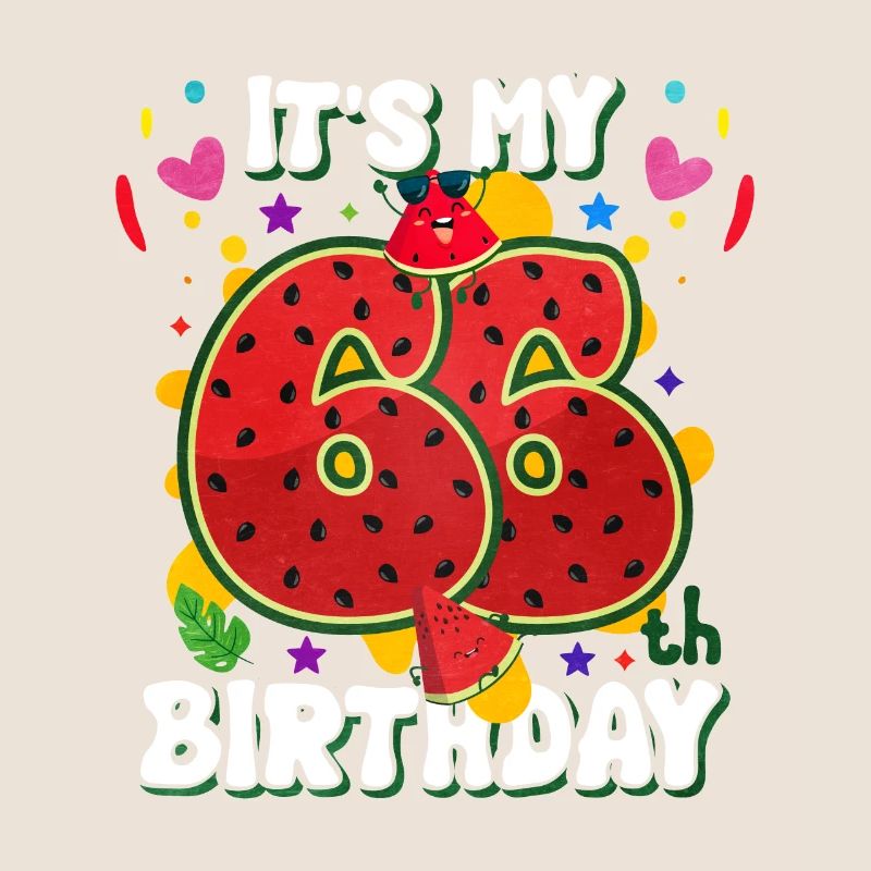 66e anniversaire Pastèque