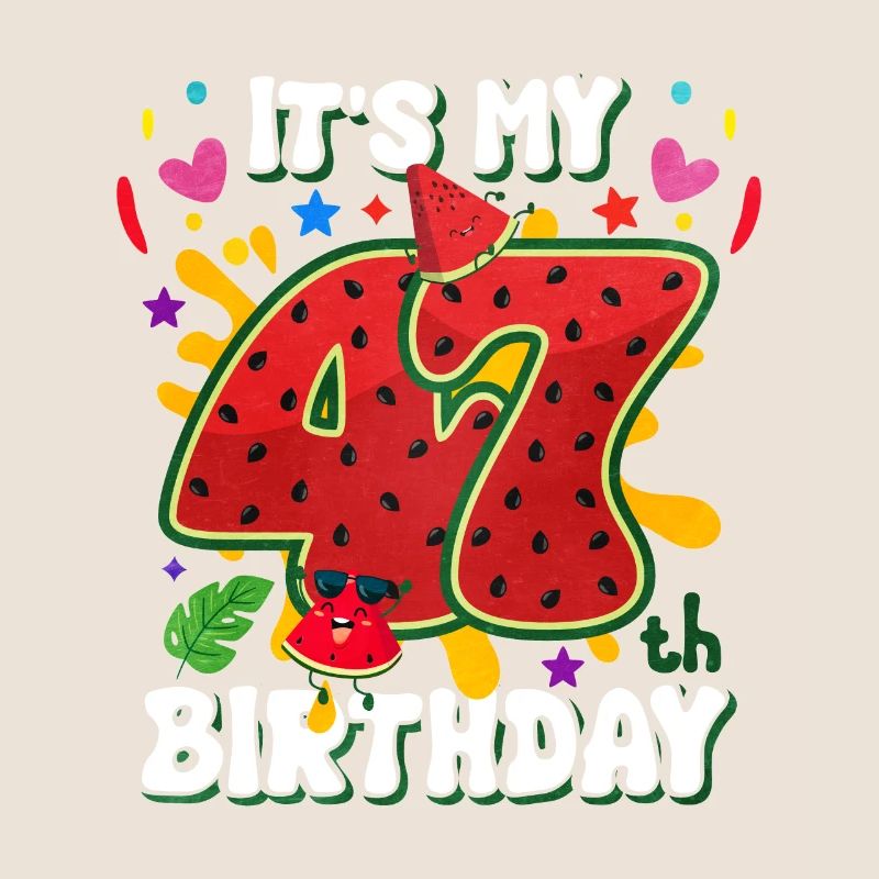 47e anniversaire Pastèque