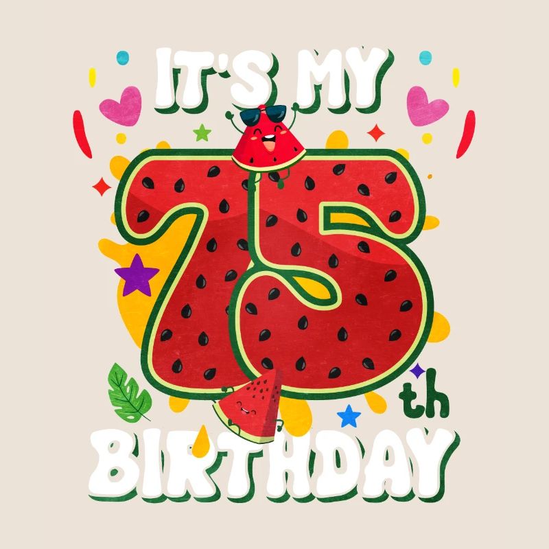 75e anniversaire pastèque