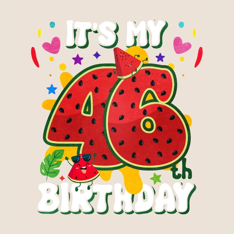 46e anniversaire Pastèque