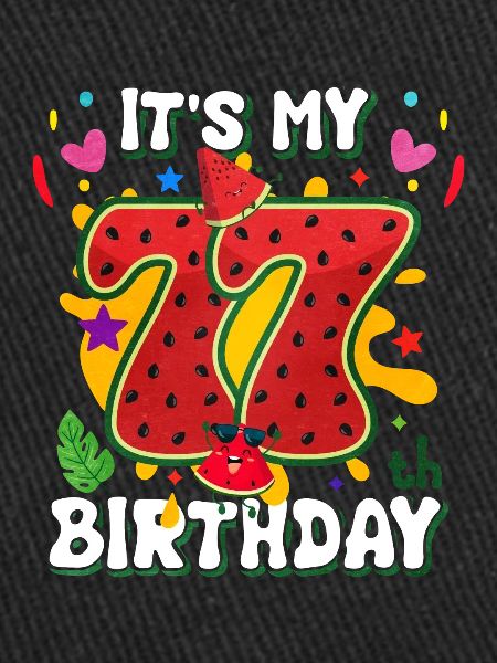 77th Birthday Watermelon