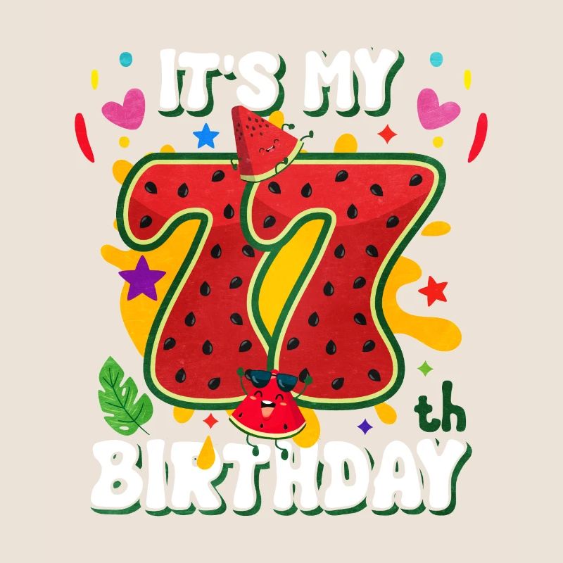 77e anniversaire Pastèque