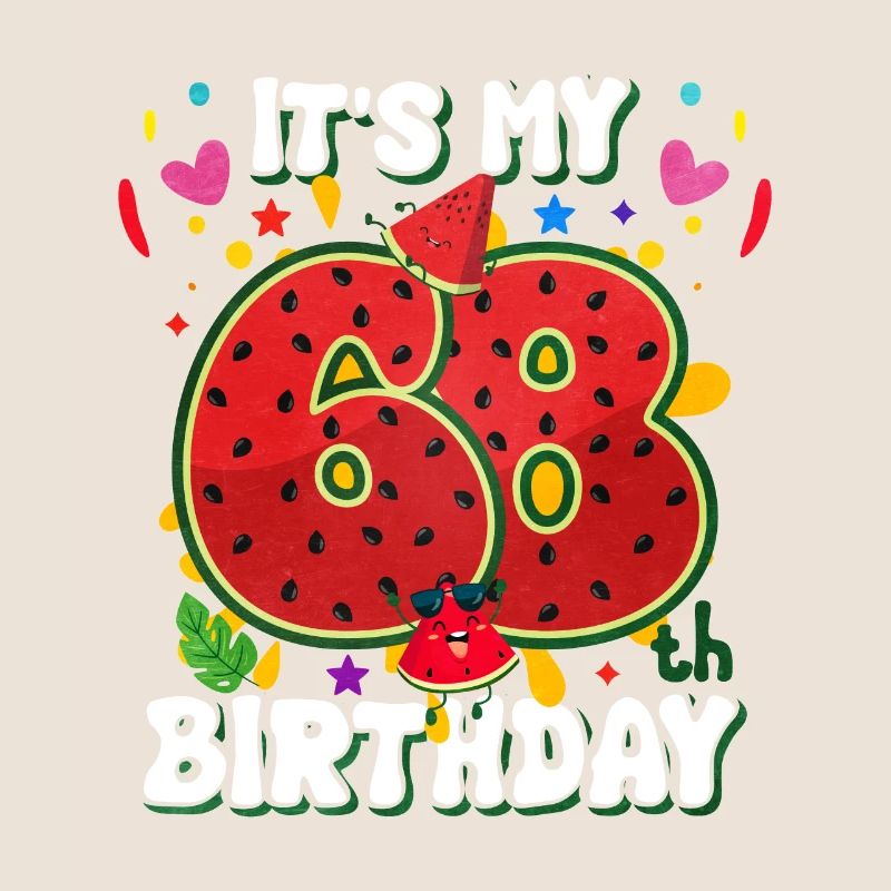 68e anniversaire Pastèque