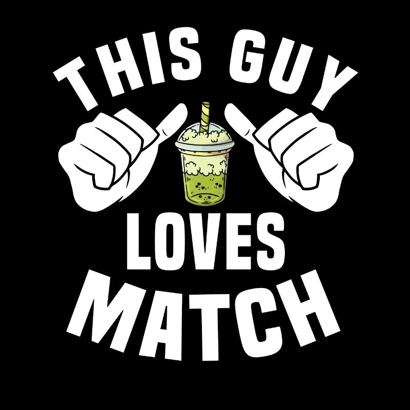 Ce gars aime le matcha