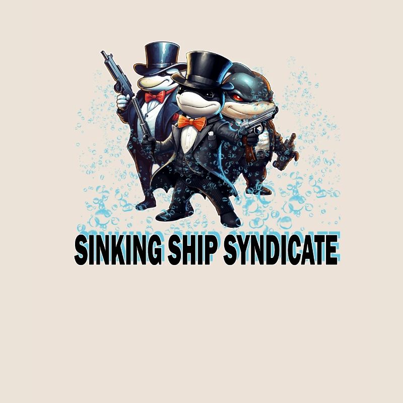 Funny Orca Sinking Ship Syndicate - Orcas Making