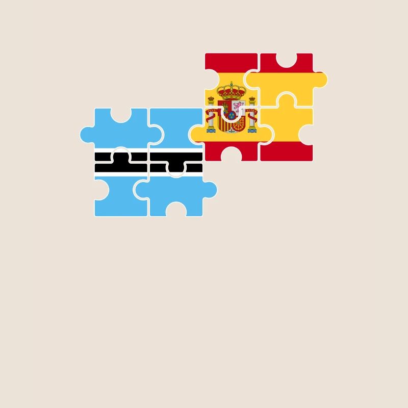 Botswana Espagne Drapeau Espagnol Botswana