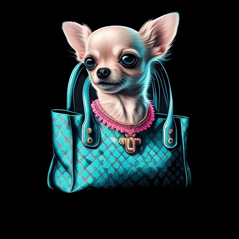 Chihuahua rose | pink Sac à main chiot mignon