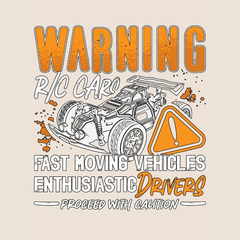 RC Model Racing Warning R / C Cars Fast Model Maker
