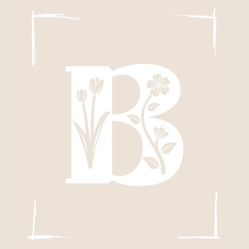 letter B initial