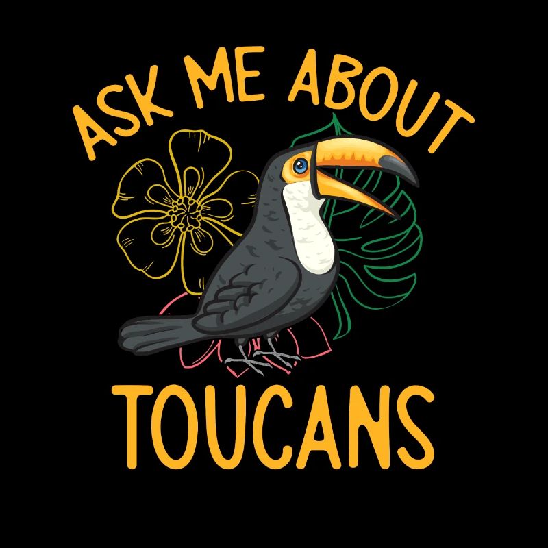Forêt tropicale des oiseaux toucans