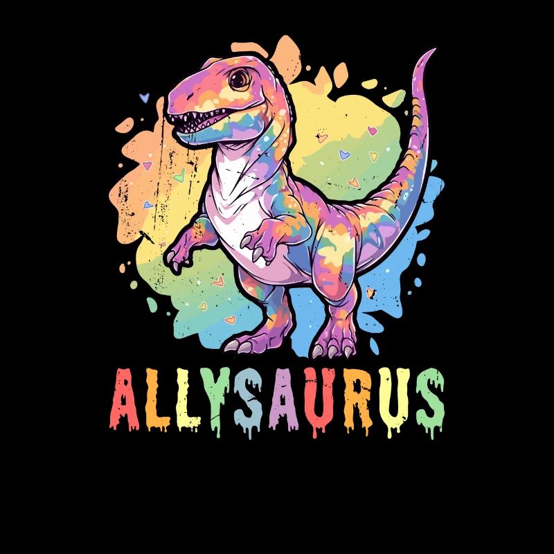 Allysaurus Lover LGBT Transgender Community Lover