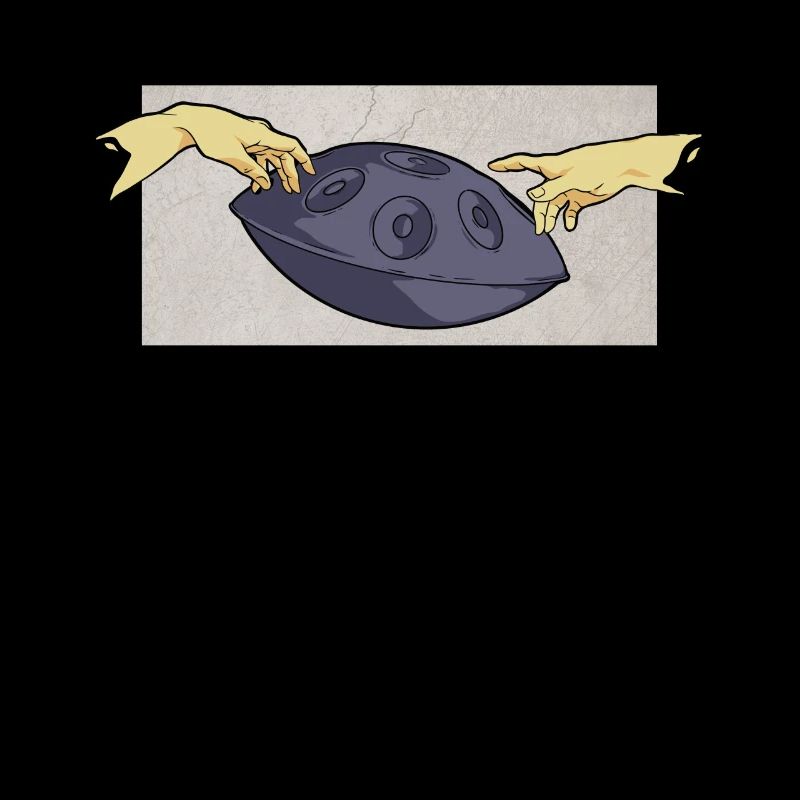 Handpan-Trommeln Cooler Handpan-Spieler