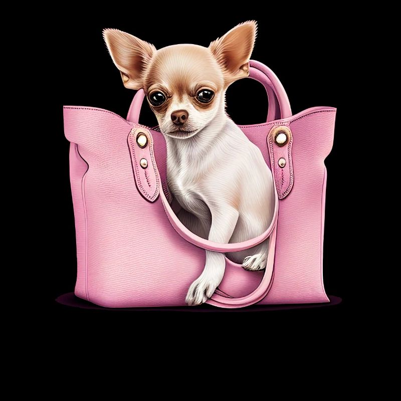 Chihuahua rose | pink Sac à main chiot mignon