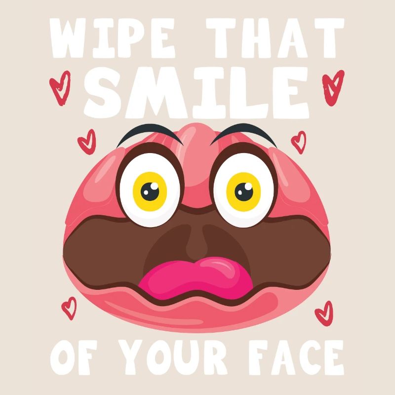 Costume de Blobfish - Visage de poisson Blob laid -