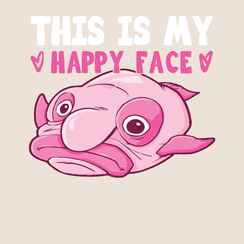 Blobfish Costume - Ugly Blob Fish Face -