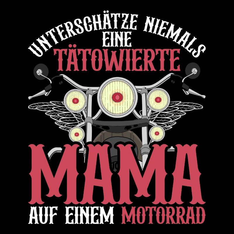Tattoo Mama Motorrad Muttertag Geschenk Biker