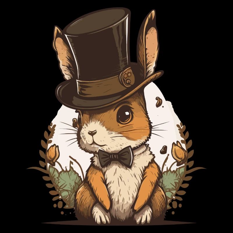 Chapeau haut de forme Lapin