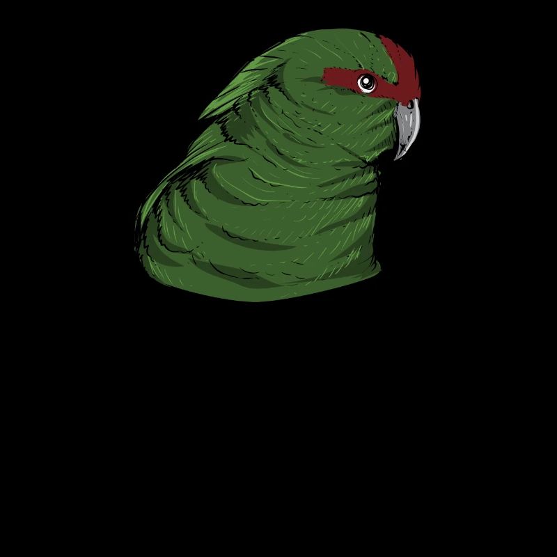 Perruche de chèvre I Motif de perruche pour porte-oiseau